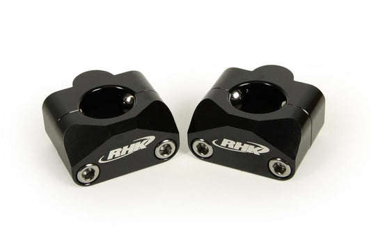 RHK Black Universal Tapered 1 1/8 Bar Mounts