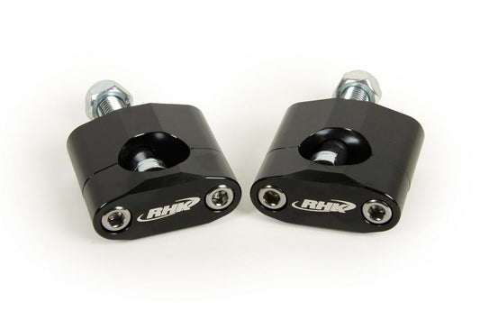 RHK Black Universal Tapered 1 1/8 Bar Mounts