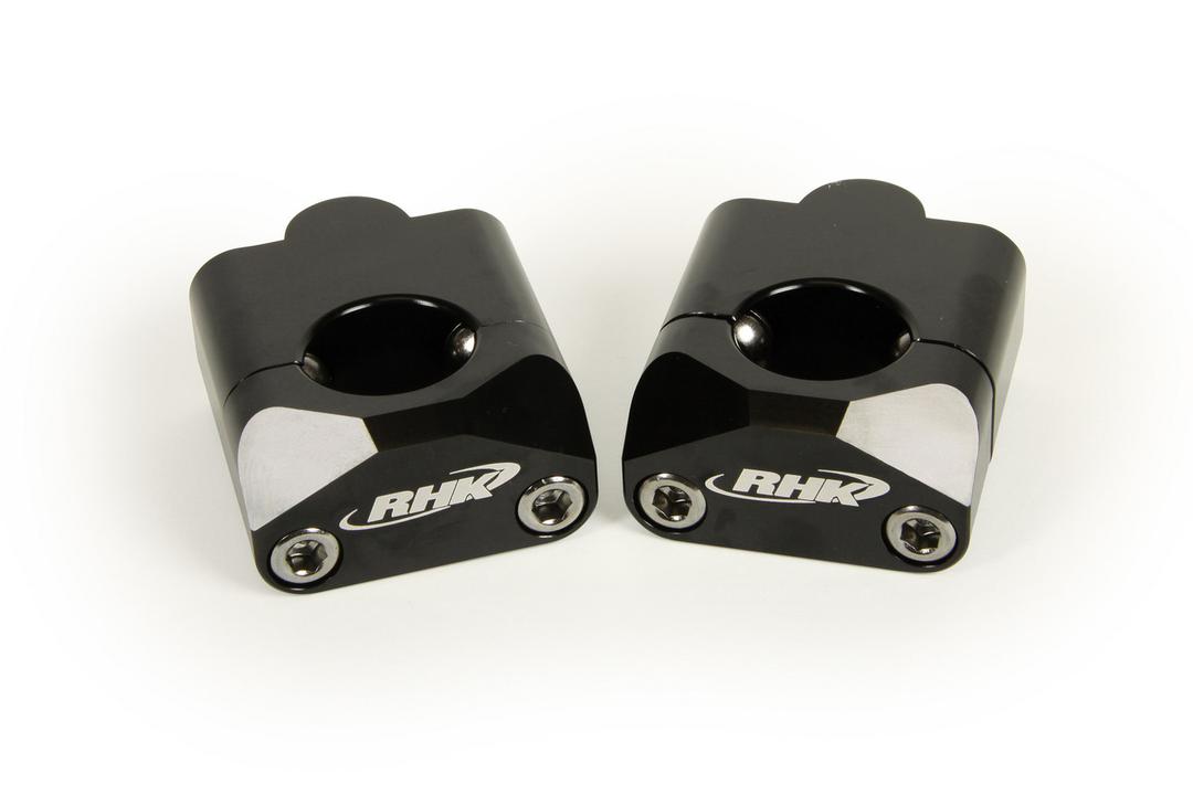 RHK Black Universal Tapered 1 1/8 Bar Mounts