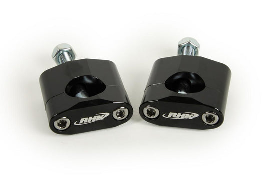 RHK Black Universal Tapered 1 1/8 Bar Mounts