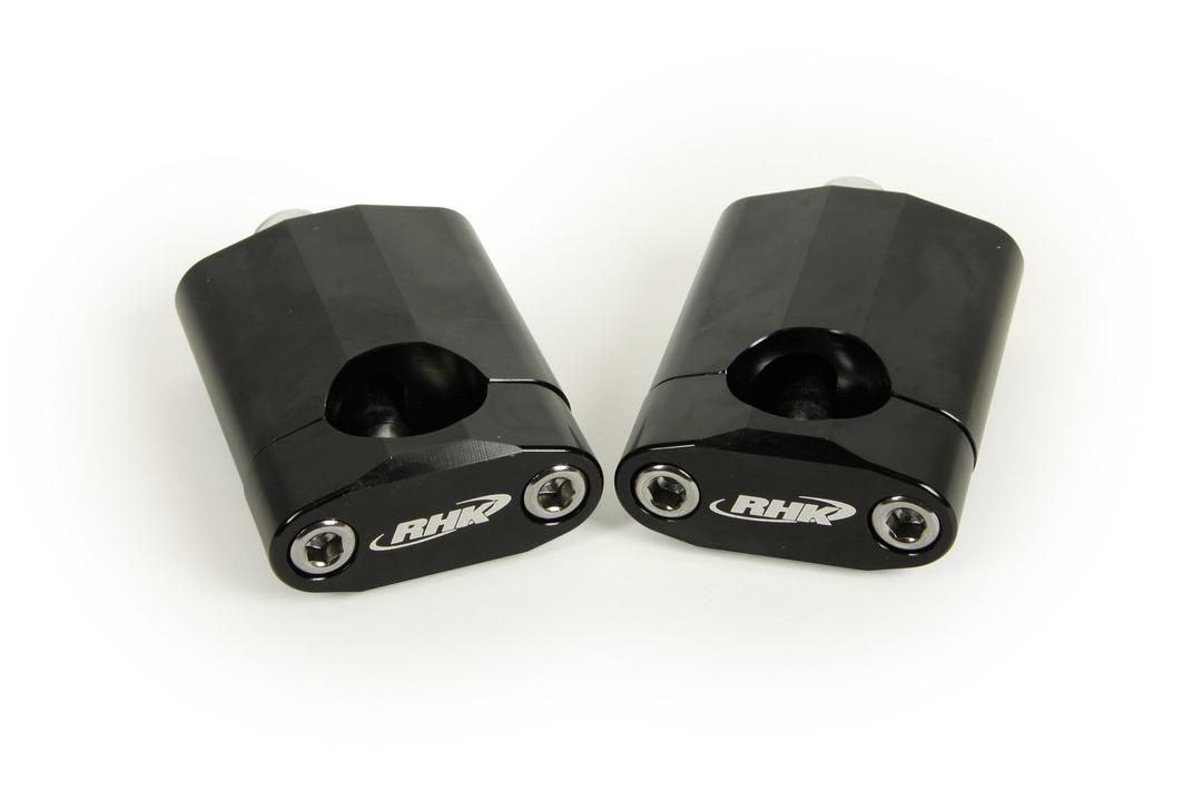 RHK Black Universal Tapered 1 1/8 Bar Mounts