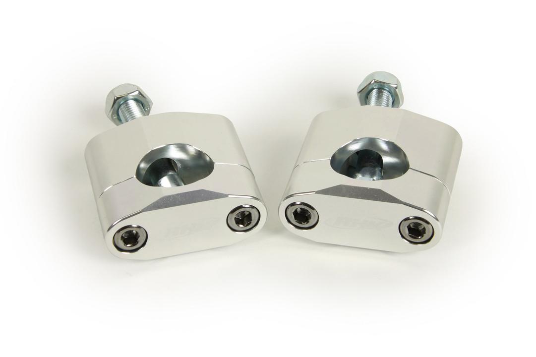 RHK Silver Universal Tapered 1 1/8 Bar Mounts