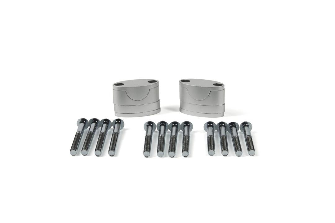 RHK Silver Tapered 1 1/8 Adjustable Bar Mounts