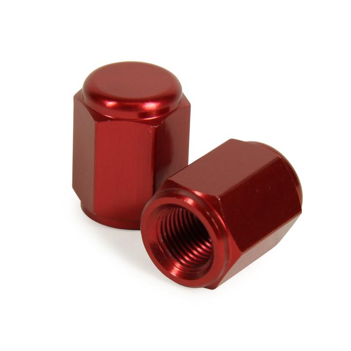 RHK Universal Valve Caps Red