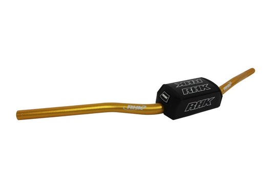 RHK YZ High Tapered Handlebar Gold With Black Bar Pad