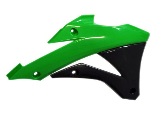 Rtech Kawasaki KX 85/100 2014-2022 Radiator Shrouds Green