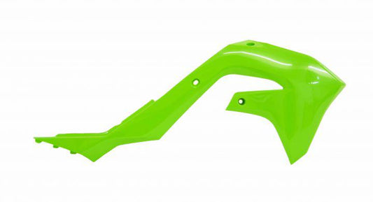 Rtech Kawasaki KX 250F 2021-2022 KX 450F 2019-2022 Radiator Shrouds Neon Green/Black