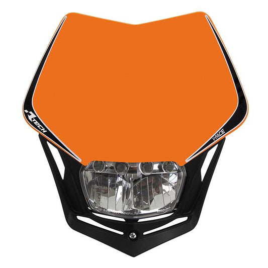 Rtech Orange V-Face Full Led Headlight - Universal