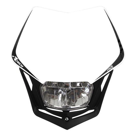 Rtech White V-Face Full Led Headlight - Universal
