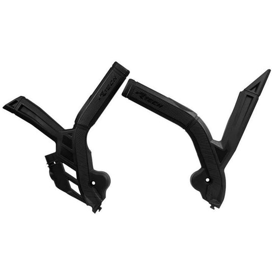 Rtech Beta Black Frame Protectors Rr 125/250/350/390/400/430/450/480 2T/4T Cross Country/Enduro/Enduro Factory/Enduro Racing 2020