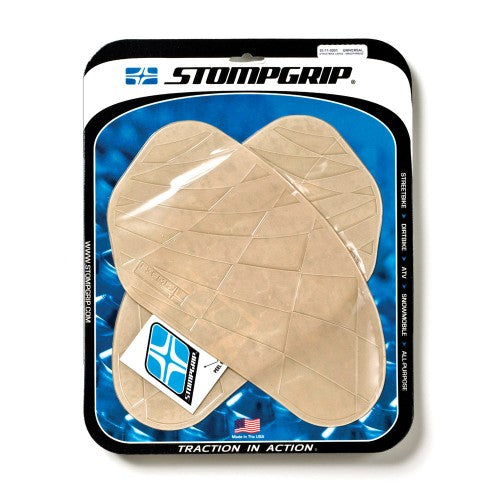 Stompgrip Universal Large Streetbike Kit - Smoothridge Clear