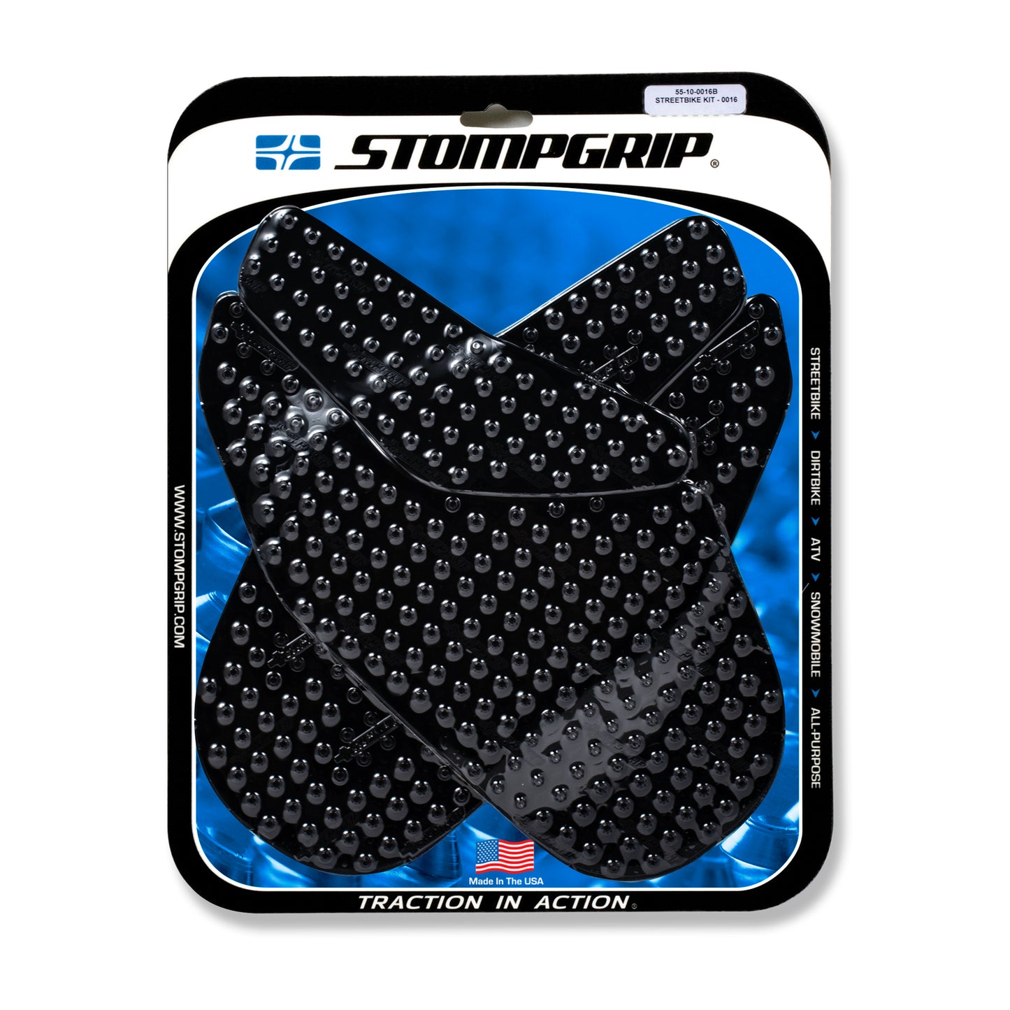 Stompgrip Streetbike Kit Black Fits Honda 04-07 Cbr1000Rr