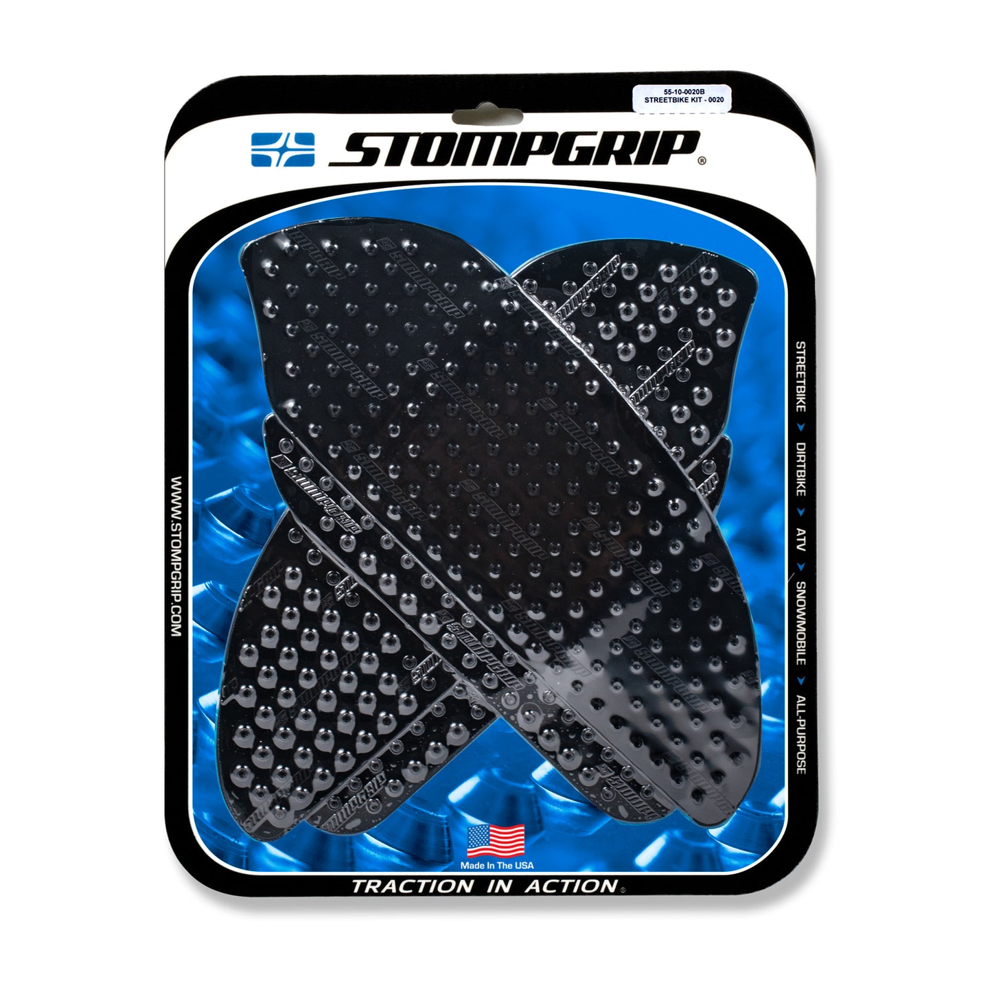 Stompgrip Streetbike Kit Black Fits Honda (07-12) Cbr 600Rr