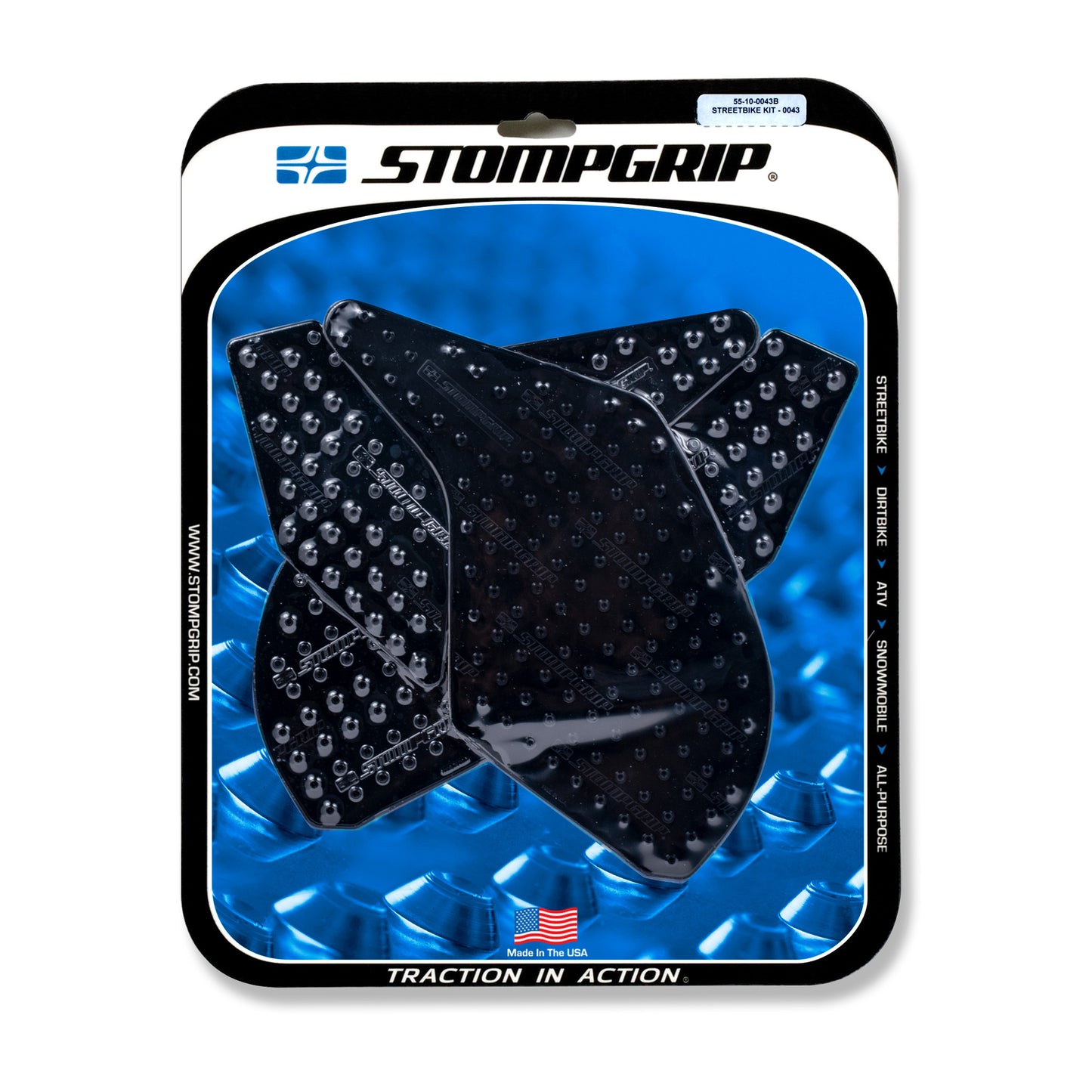 Stompgrip Streetbike Kit Black Fits Kawasaki (13-17) Ninja 300