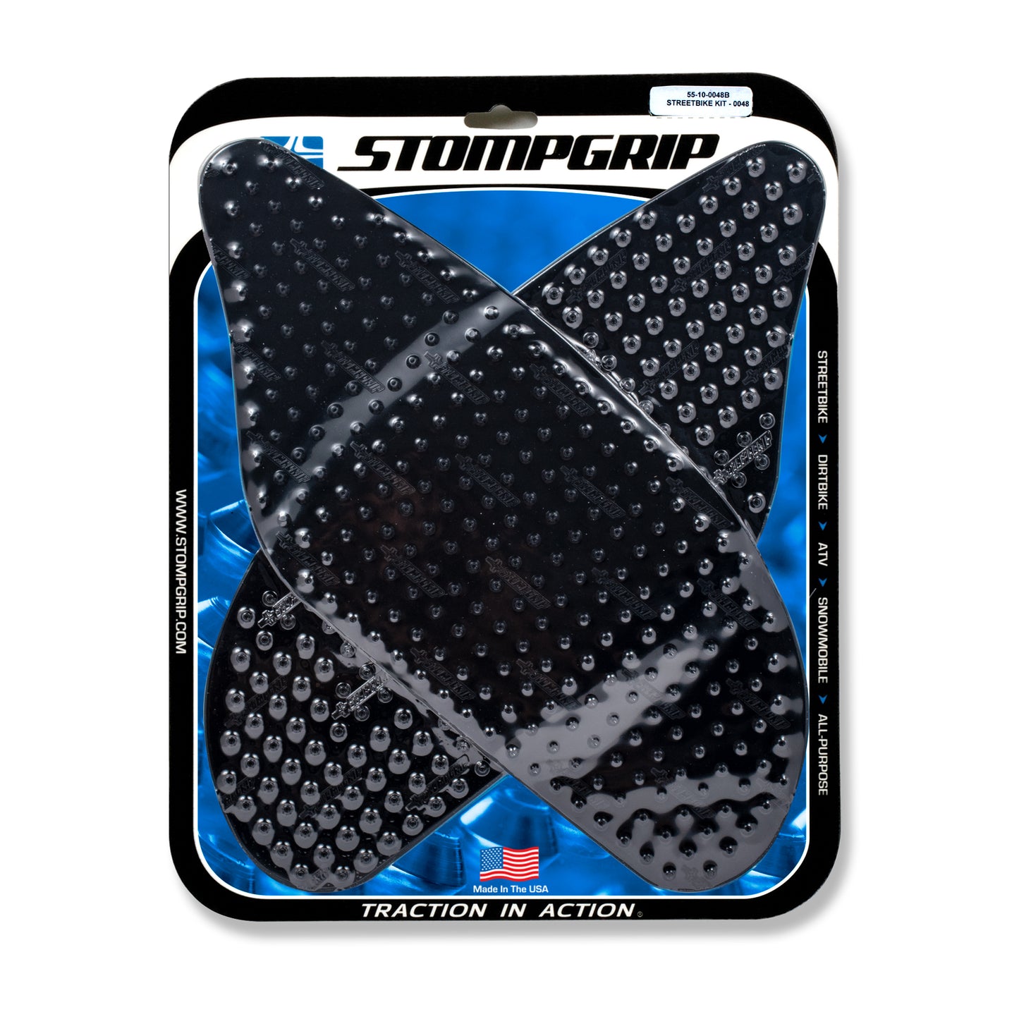 Stompgrip Streetbike Kit Black Fits Suzuki 04-05 GSXr 600