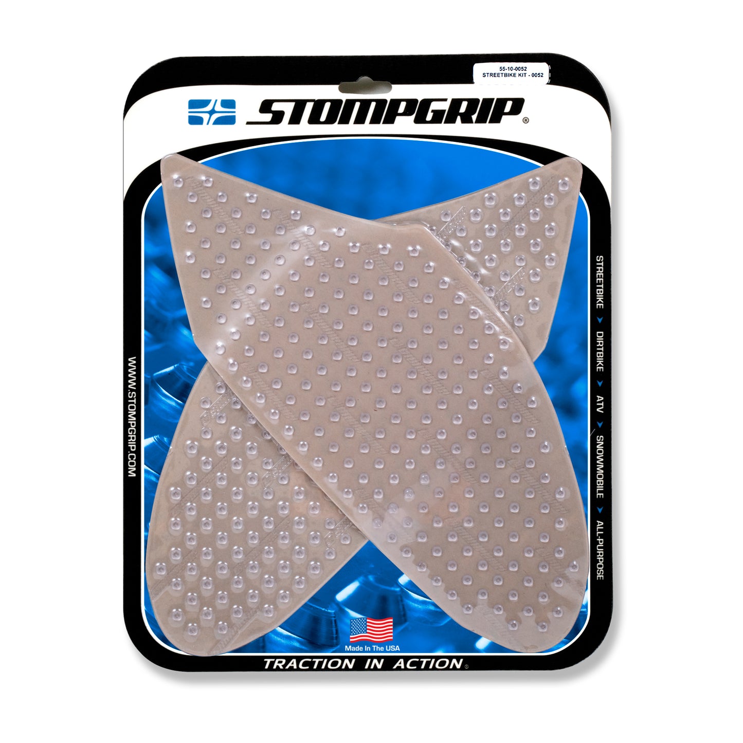 Stompgrip Streetbike Kit Clear Fits Suzuki 06-07 GSXr 600