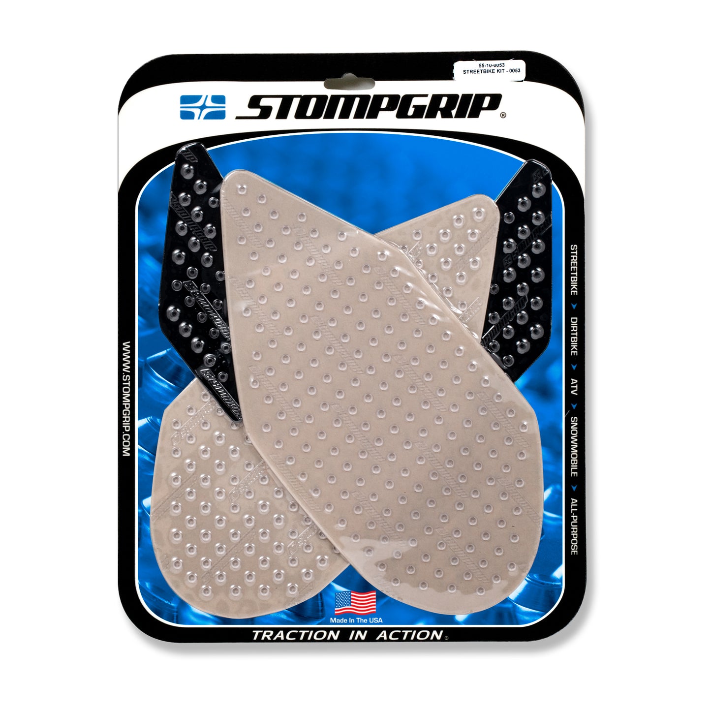 Stompgrip Streetbike Kit Clear Fits Suzuki 07-08 GSXr 1000
