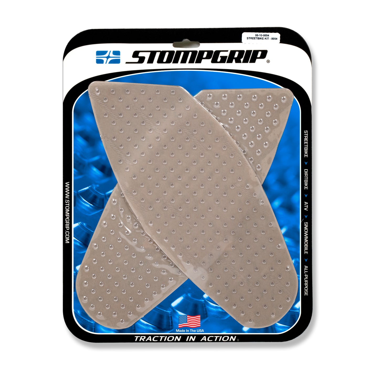 Stompgrip Streetbike Kit Clear Fits Suzuki (08-10) GSXr 600