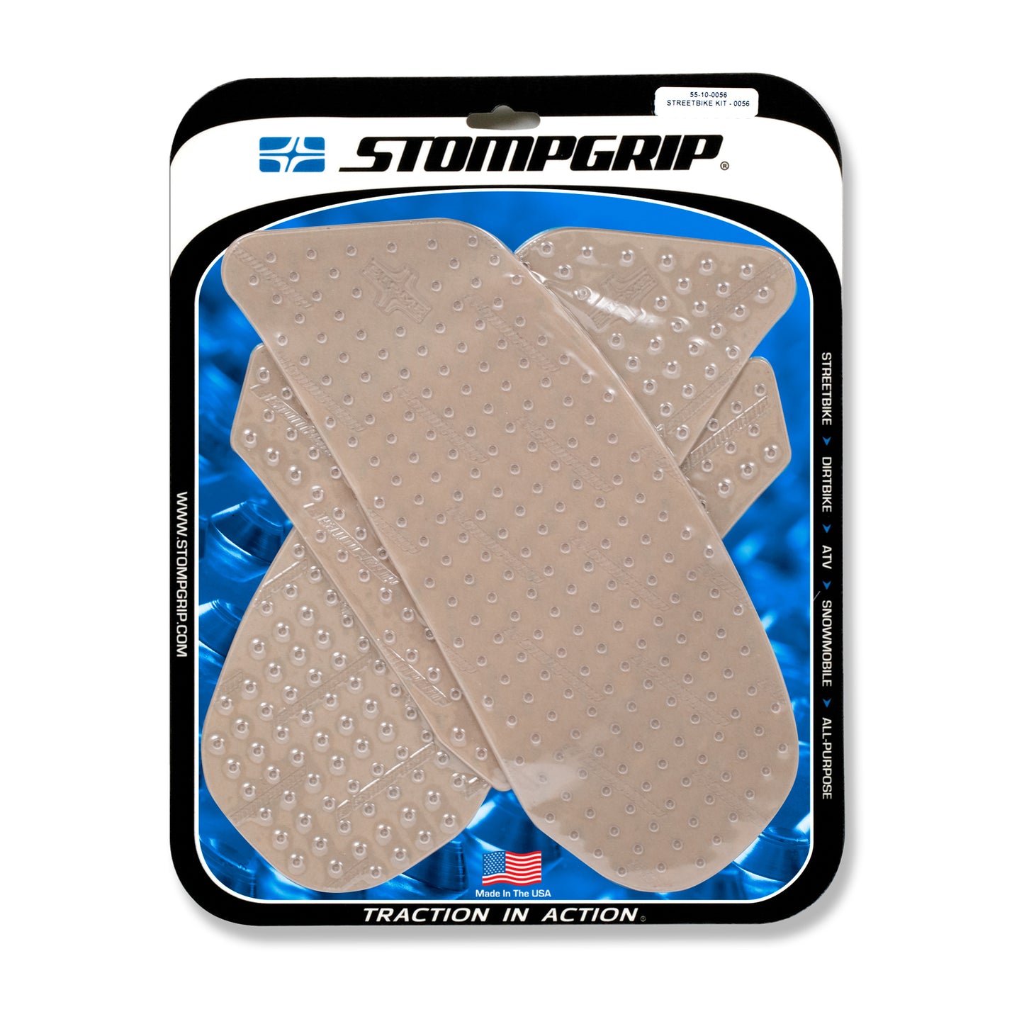 Stompgrip Streetbike Kit Clear Fits Suzuki (09-16) GSXr 1000
