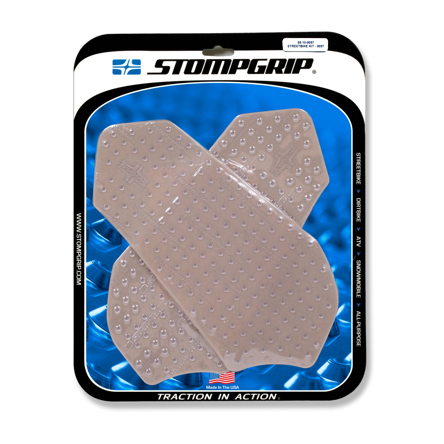 Stompgrip Streetbike Kit Clear Fits Suzuki (11-19) GSXr 600