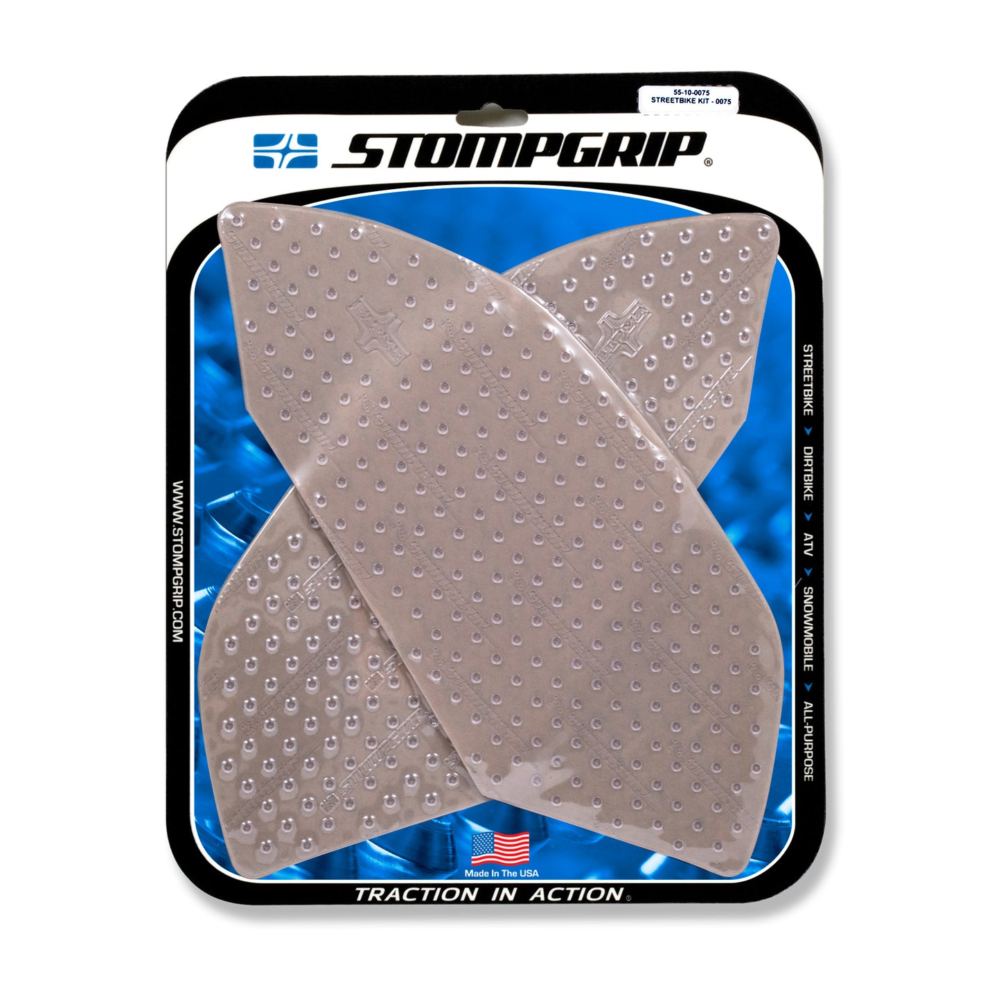 Stompgrip Streetbike Kit Clear Fits Aprilia (09-18) Rsv4R