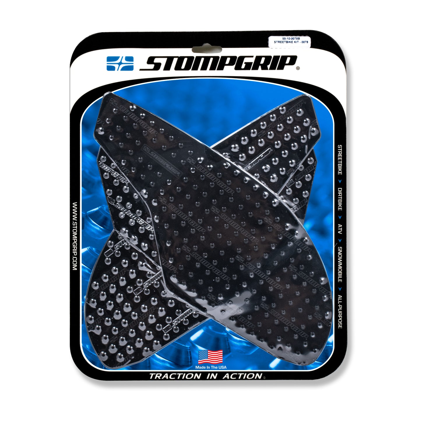 Stompgrip Streetbike Kit Black Fits Triumph (13-19) Daytona 675