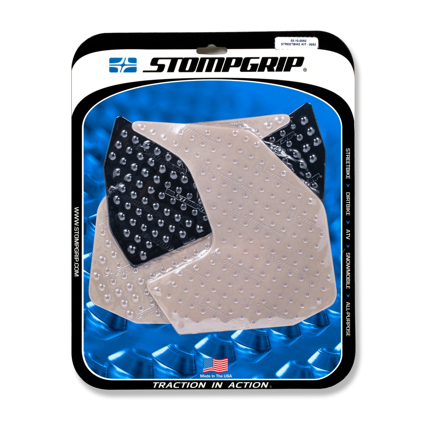 Stompgrip Streetbike Kit Clear Fits Yamaha (14-19) Mt09