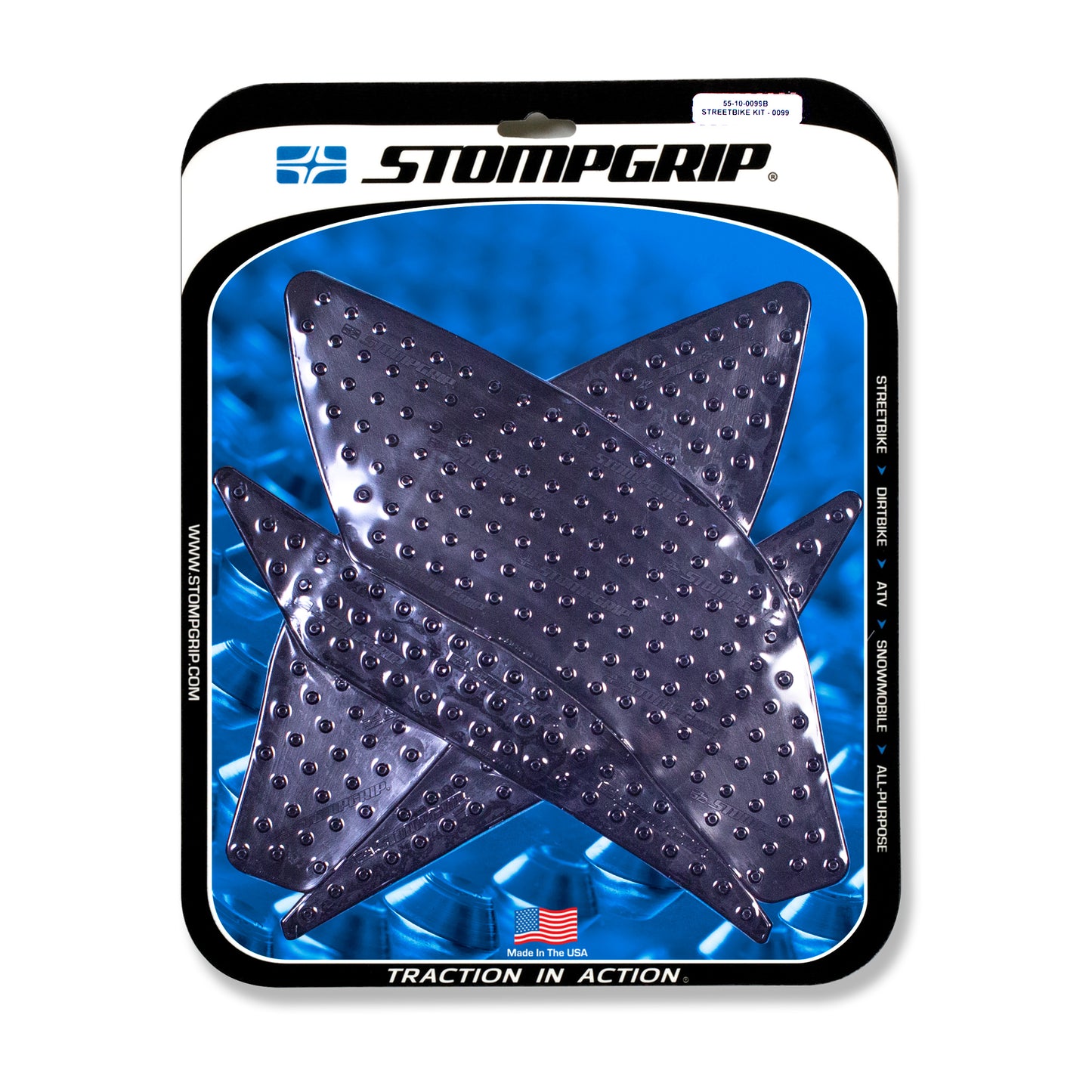 Stompgrip Streetbike Kit Black Fits Yamaha 15-20 YZF-R1