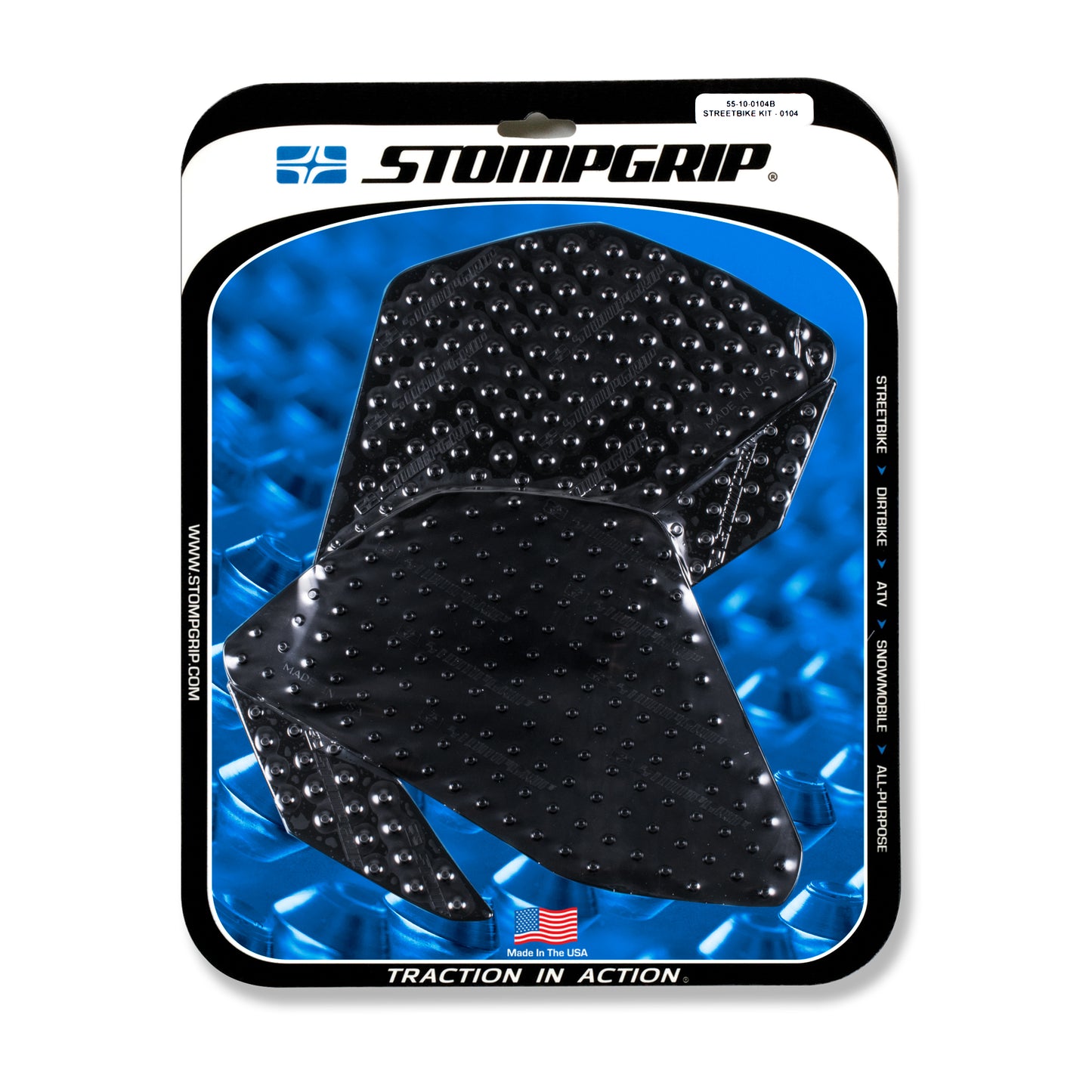 Stompgrip Streetbike Kit Black Fits Yamaha YZF-R3