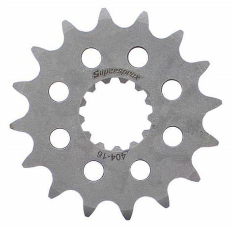 SUPERSPROX FRONT SPROCKET 16T TRIUMPH STREET TRIPLE/TIGER SUZUKI V-STOM/GSX HYOSUN GT/GV