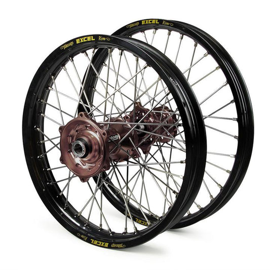 Husqvarna Talon / Excel Snr MX Black Rims / Mag Hubs Wheel Set Tc-Fc 125-250-350-450 2015 (21X1.6 / 19X2.15)