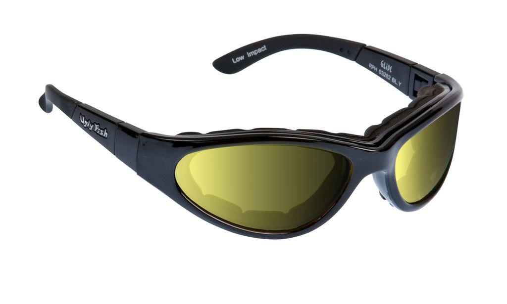 Ugly Fish Glide Matt Black Frame, Yellow Photochromic Lens