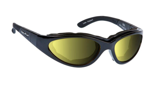 Ugly Fish Slim Matt Black Frame, Yellow Photochromic Lens