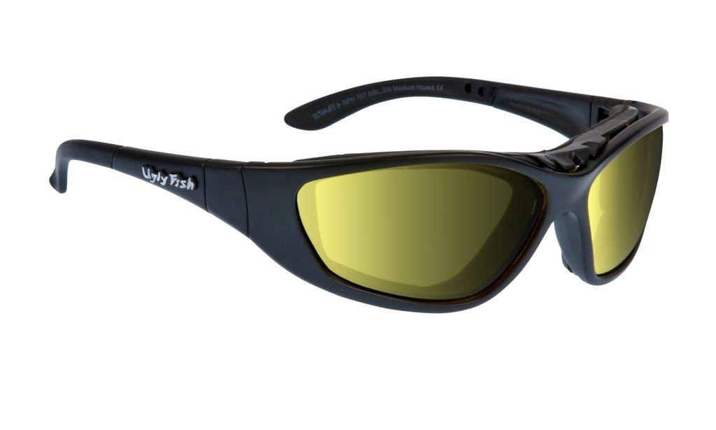 Ugly Fish Ultimate Matt Black Frame, Yellow Photochromic Lens