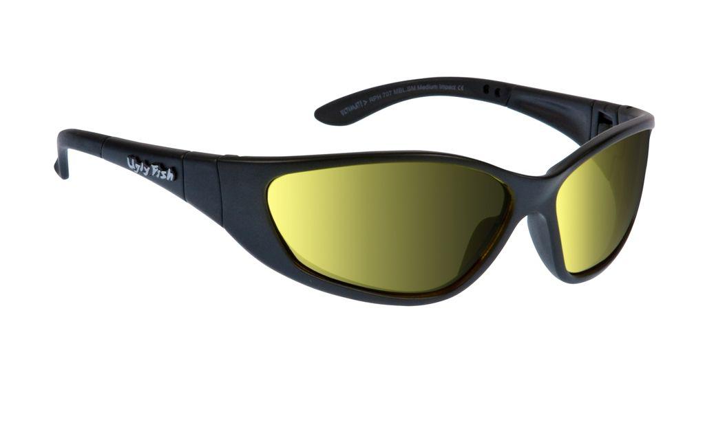 Ugly Fish Ultimate Matt Black Frame, Yellow Photochromic Lens