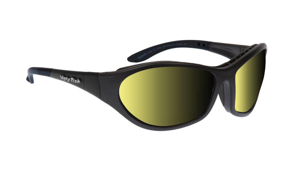 Ugly Fish Cruize Matt Black Frame, Yellow Photochromic Lens