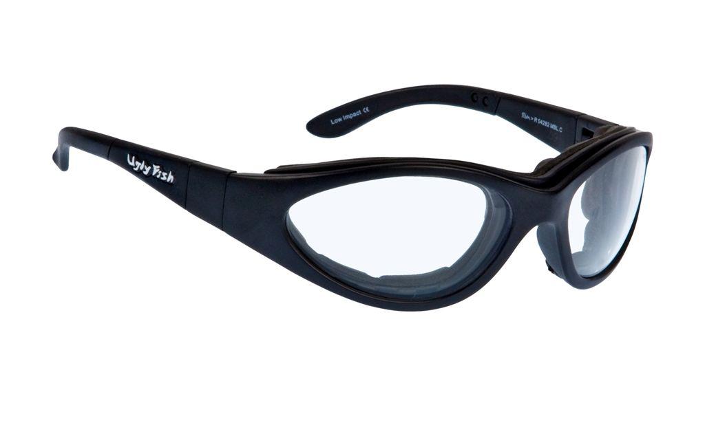 Ugly Fish Slim Matt Black Frame, 3Pk Lens