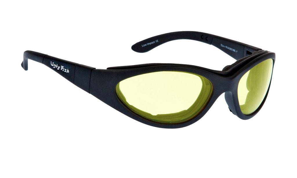 Ugly Fish Slim Matt Black Frame, 3Pk Lens