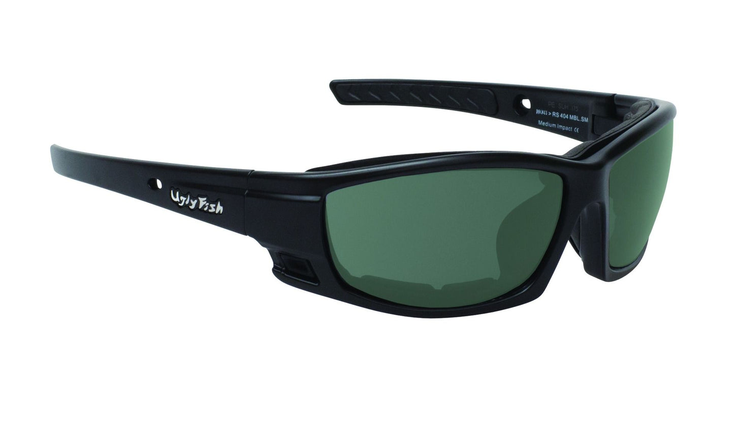 Ugly Fish Rocket Matt Black Frame, Silver Lens