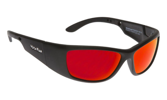 Ugly Fish Warhead Matt Black Frame, Red Lens