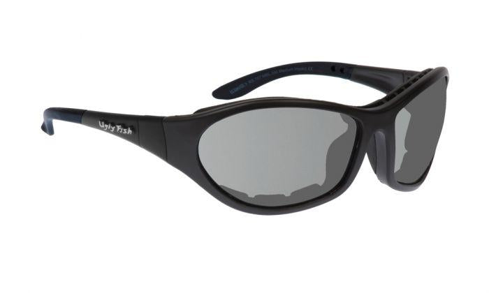 Ugly Fish Cruize Shiny Black Frame, Smoke Lens