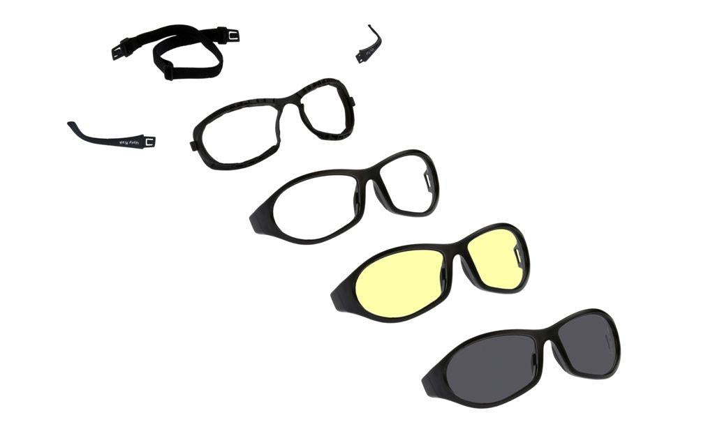 Ugly Fish Cruize Matt Black Frame, 3Pk Lens