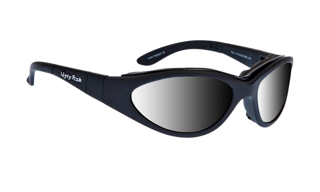 Ugly Fish Slim Matt Black Frame, Photochromic Smoke Lens