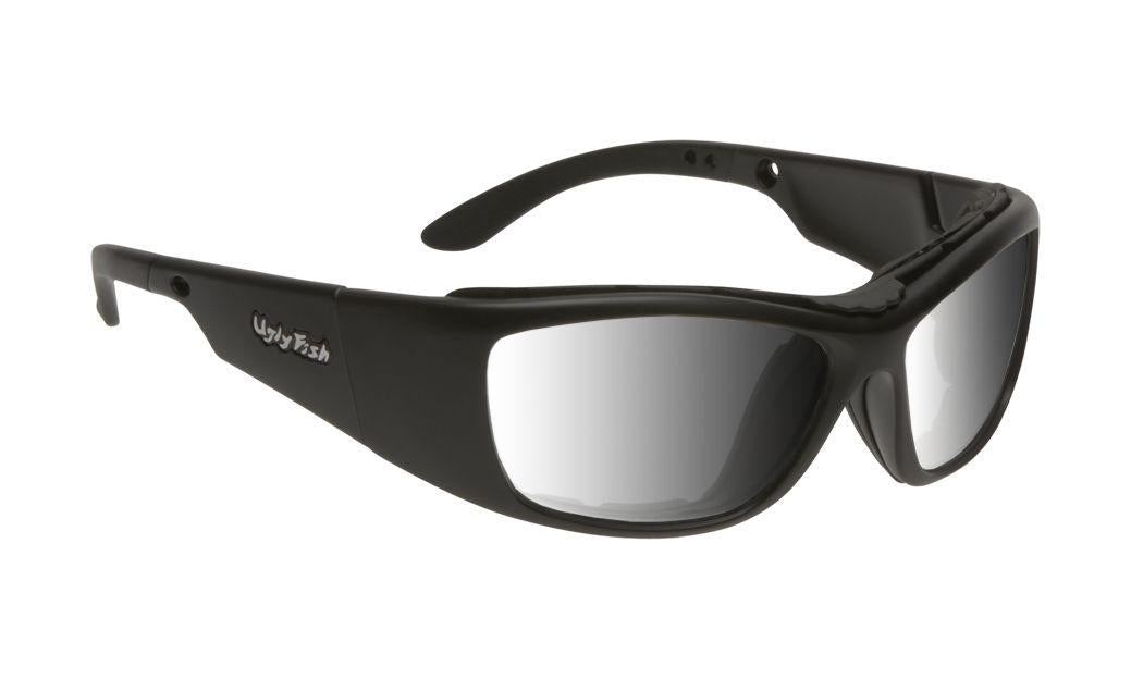 Ugly Fish Warhead Matt Black Frame, Clear/Smoke Photochromic Lens