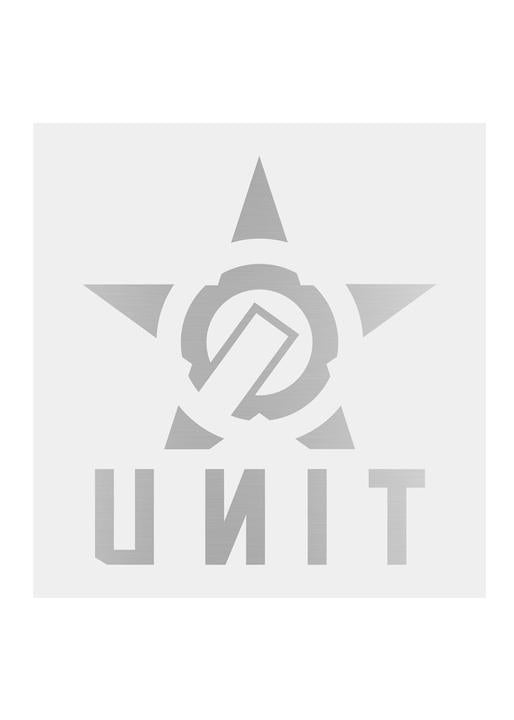 Unit 2021 Crank Car Sticker Silver