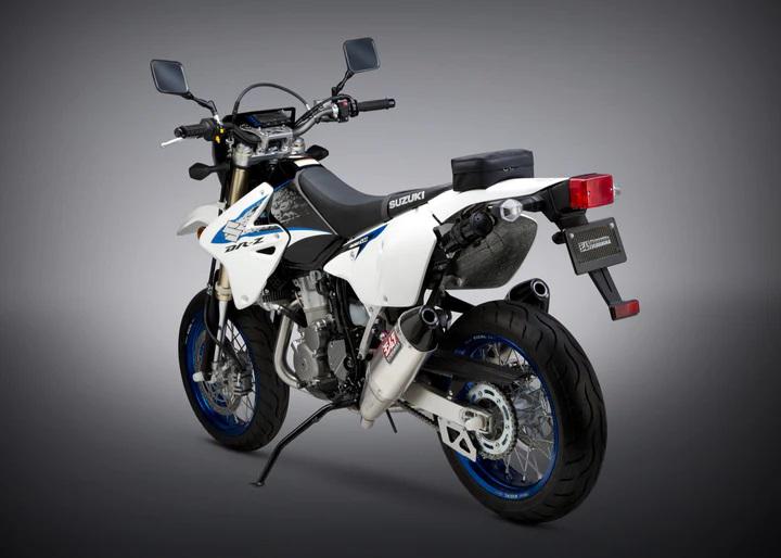 Yoshimura Suzuki Drz 400 S/Sm RS-4 Stainless Full Exhaust, W/ Aluminum Mufflers