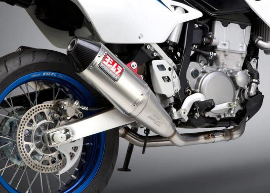 Yoshimura Suzuki Drz 400 S/Sm RS-4 Stainless Full Exhaust, W/ Aluminum Mufflers